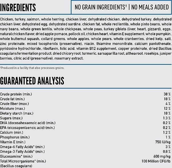Show full view: ORIJEN Original Grain-Free High-Protein Dry Dog Food, 23.5-lb bag slide 7 of 14