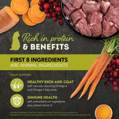 Show full view: ACANA Lamb & Kidney Chunks in Broth Wet Cat Food, 3-oz can, case of 12 slide 4 of 11