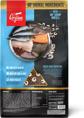 Show full view: ORIJEN Wild Reserve Wild-Caught Fish Dry Cat Food Recipe, 6.5-lb bag slide 3 of 11