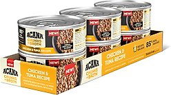 ACANA Chicken & Tuna Chunks in Broth Wet Cat Food, 5.5-oz can, case of 6