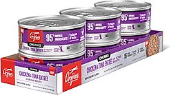 ORIJEN Chunks & Shreds Kitten Chicken & Tuna Entree Wet Cat Food, 5.5-oz can, case of 6
