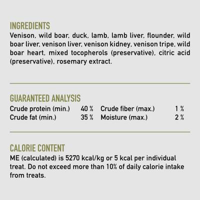 Show full view: ORIJEN Tundra Grain-Free High-Protein Freeze-Dried Dog Treats, 8-oz bag slide 6 of 10