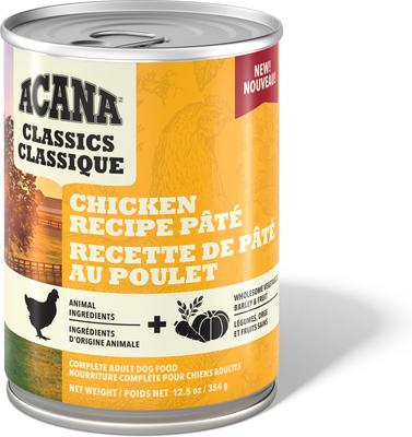 Show full view: ACANA Classics Chicken Pate Wet Dog Food, 12.5-oz can, case of 12 slide 3 of 12