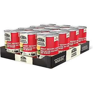 ACANA Classics Beef Pate Wet Dog Food, 12.5-oz can, case of 12