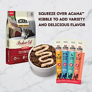 ACANA Variety 8 Pack Natural Recipe Lickable Cat Treats, 2.5-oz pouch, 8 count