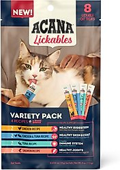 ACANA Variety Pack Lickables Cat Treats, 4-oz pouch, 8 count