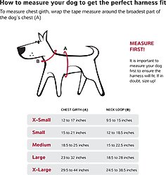 Red Dingo Sport Reflective Dog Harness, Hi-Vis Peach, X-Large: 29.5 to 44.1-in chest slide 2 of 9