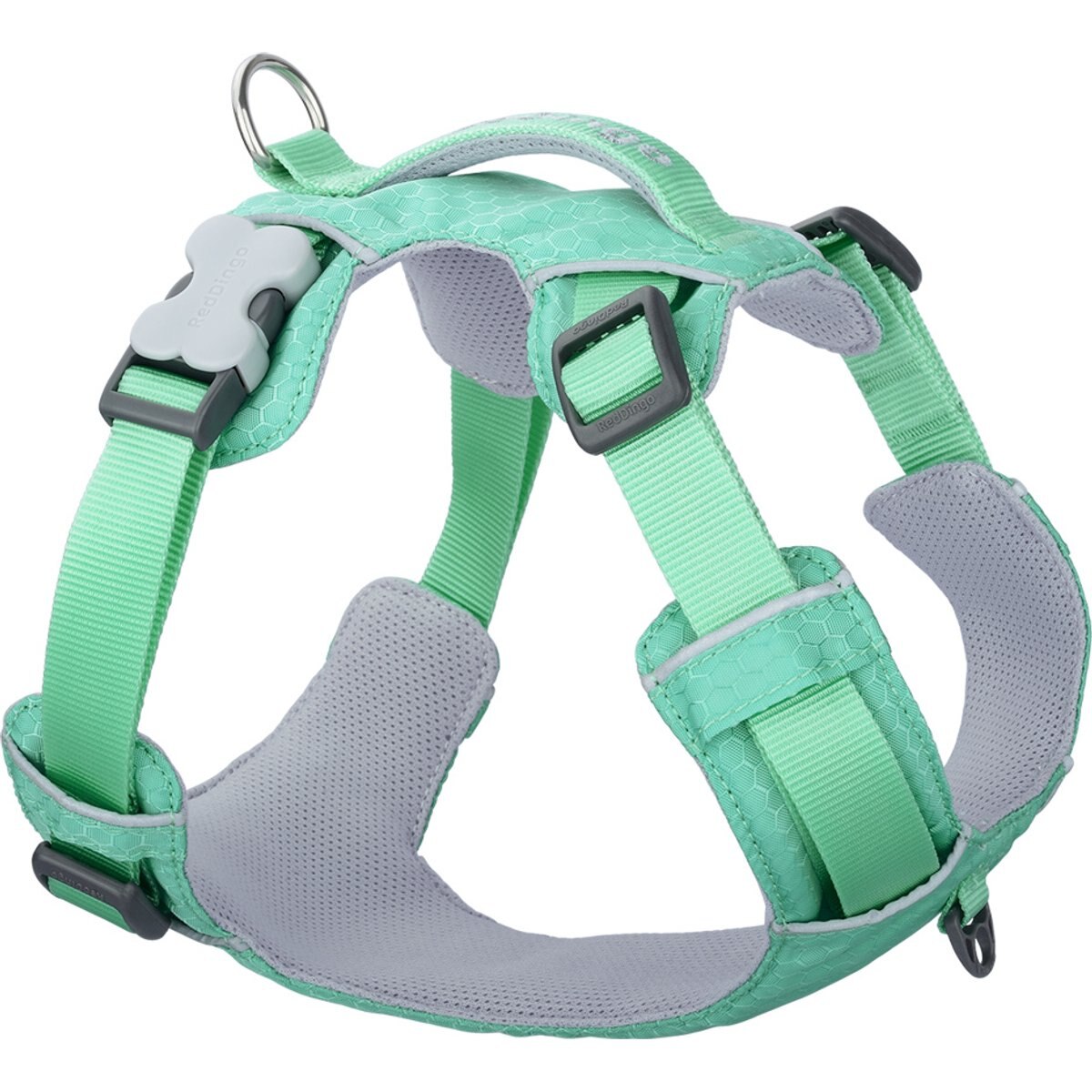 Red Dingo Sport Reflective Dog Harness, Pastel Green, X-Small: 12.2 to 16.9-in chest
