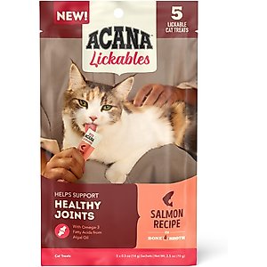 ACANA Salmon Lickables Cat Treats, 2.5-oz pouch, 5 count