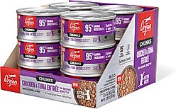 ORIJEN Chunks & Shreds Kitten Chicken & Tuna Entree Wet Cat Food, 3-oz can, case of 12 slide 1 of 6