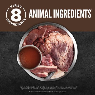 Show full view: ORIJEN Regional Red Pate with Liver Wet Dog Food, 12.8-oz, case of 12 slide 4 of 10