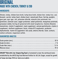 ORIJEN Original Pate with Liver Wet Dog Food, 12.8-oz, case of 12 slide 2 of 7