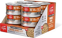 ORIJEN Original Entree Chunks & Shreds Wet Cat Food, 3-oz can, case of 12