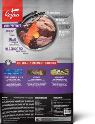 Show full view: ORIJEN Large Breed Adult Grain-Free High-Protein Dry Dog Food, 23.5-lb bag slide 3 of 12
