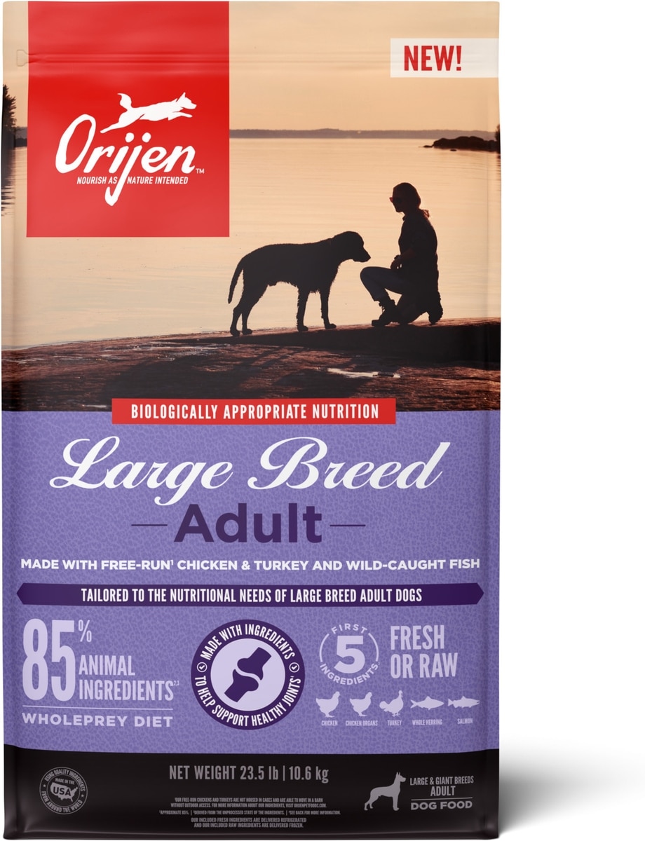 ORIJEN Large Breed Adult Grain-Free High-Protein Dry Dog Food