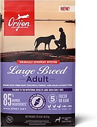 ORIJEN Large Breed Adult Grain-Free High-Protein Dry Dog Food, 23.5-lb bag