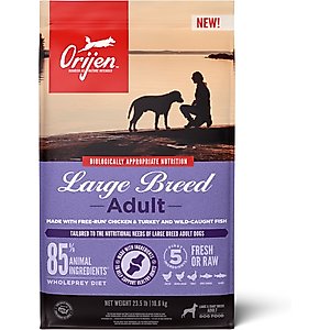 ORIJEN Large Breed Adult Grain-Free High-Protein Dry Dog Food, 23.5-lb bag