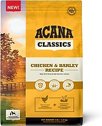 ACANA Classics Chicken & Barley Dry Dog Food, 4-lb bag