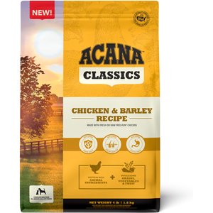 ACANA Classics Chicken & Barley Dry Dog Food, 4-lb bag