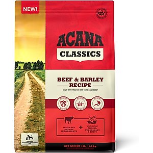 ACANA Classics Beef & Barley Dry Dog Food, 4-lb bag