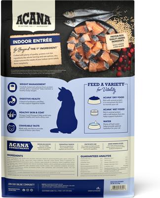 Show full view: ACANA Indoor Entree Fish Dry Cat Food, 10-lb bag slide 3 of 11