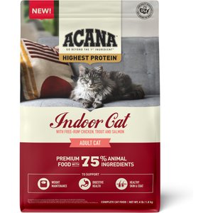 ACANA Indoor Cat Highest Protein Dry Cat Food, 4-lb bag