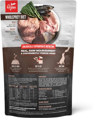 Show full view: ORIJEN Regional Red Epic Bites Freeze-Dried Dry Dog Food, 6-oz bag slide 3 of 11