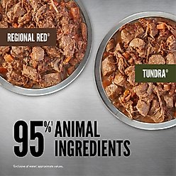 ORIJEN Premium Variety Pack Regional Red with Tundra Wet Dog Food, 12.8-oz can, case of 6 slide 2 of 7