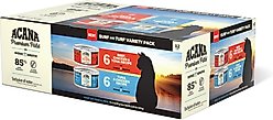 ACANA Premium Variety Pack Surf & Turf Beef Chicken & Tuna Pate in Bone Broth Wet Cat Food, 3-oz can, case of 12 slide 2 of 9