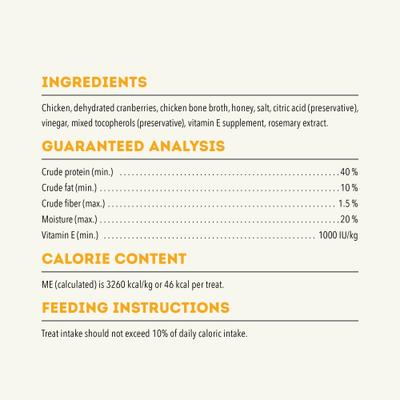 Show full view: ACANA Chewy Chicken with Immune System Support Strips Dog Treats, 4-oz bag slide 7 of 11