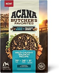 ACANA Butcher's Favorites Grain-Free Wild-Caught Salmon Dry Dog Food, 4-lb bag slide 1 of 9