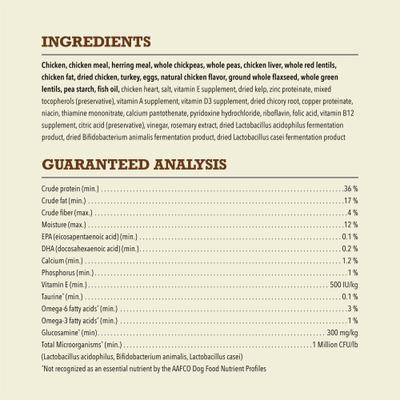 Show full view: ACANA Butcher's Favorites Grain-Free Free-Run Poultry & Liver Dry Dog Food, 4-lb bag slide 7 of 12