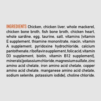 Show full view: ORIJEN Premium Original Entree in Bone Broth Pate Wet Cat Food, 3-oz can, case of 24 slide 7 of 11
