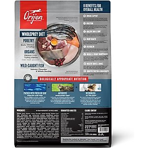 ORIJEN Guardian Senior 7+ Grain-Free Dry Cat Food, 4-lb bag