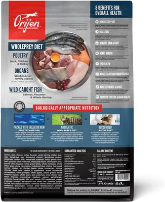 Show full view: ORIJEN Guardian Senior Grain-Free High-Protein Premium Dry Cat Food, 4-lb bag slide 3 of 13