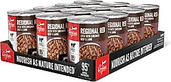 ORIJEN Real Meat Shreds Regional Red Stew Wet Dog Food, 12.8-oz can, case of 12