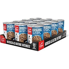 ORIJEN Real Meat Shreds Original Stew Wet Dog Food, 12.8-oz can, case of 12