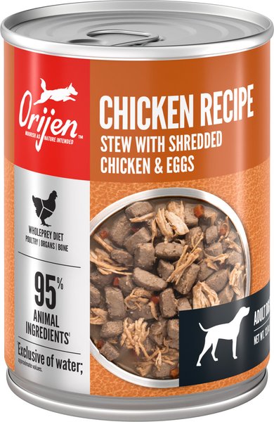 ORIJEN Real Meat Shreds Chicken Stew Wet Dog Food