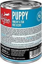ORIJEN Puppy Pate Poultry & Fish Wet Dog Food, 12.8-oz can, case of 12 slide 2 of 9