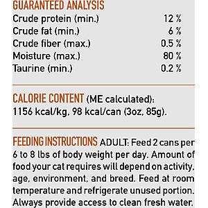 ORIJEN Original Entree in Bone Broth Wet Cat Food, 3-oz can, case of 24