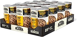 ACANA Premium Chunks Poultry in Bone Broth Grain-Free Wet Dog Food, 12.8-oz can, case of 12