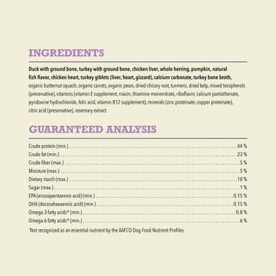 Show full view: ACANA Free-Run Duck Morsels Grain-Free High-Protein Freeze-Dried Dog Food & Topper, 8-oz bag slide 8 of 11