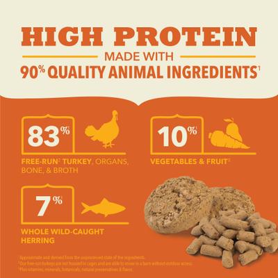 Show full view: ACANA Free-Run Turkey Morsels Grain-Free High-Protein Freeze-Dried Dog Food & Topper, 8-oz bag slide 6 of 11