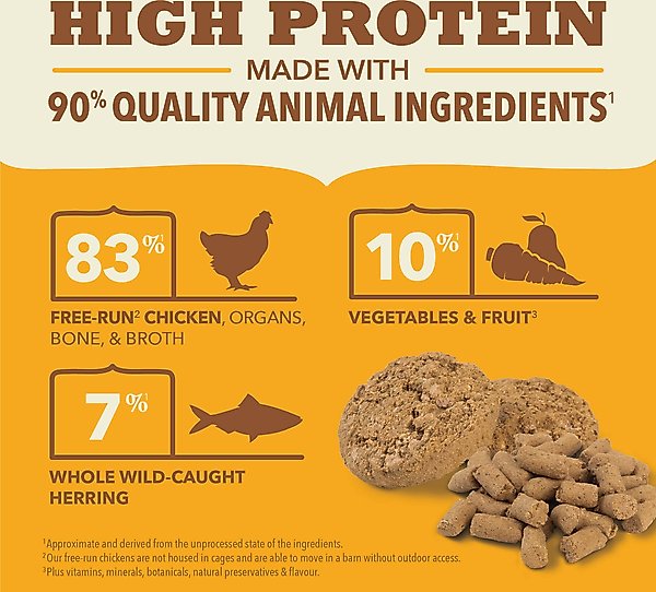 Show full view: ACANA Free-Run Chicken Morsels Grain-Free High-Protein Freeze-Dried Dog Food & Topper, 8-oz bag slide 6 of 11