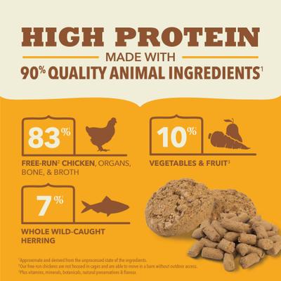 Show full view: ACANA Free-Run Chicken Morsels Grain-Free High-Protein Freeze-Dried Dog Food & Topper, 8-oz bag slide 6 of 11
