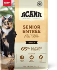 ACANA Senior Entree Chicken & Turkey Dry Cat Food, 10-lb bag