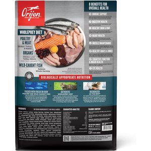 ORIJEN Guardian 8 Grain-Free High-Protein Premium Dry Cat Food, 10-lb bag