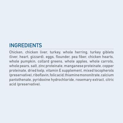 Show full view: ORIJEN Original Grain-Free High-Protein Freeze-Dried Dog Food & Topper, 16-oz bag slide 7 of 14