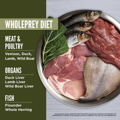 Show full view: ORIJEN Tundra Grain-Free High-Protein Freeze-Dried Dog Food & Topper, 16-oz bag slide 4 of 14