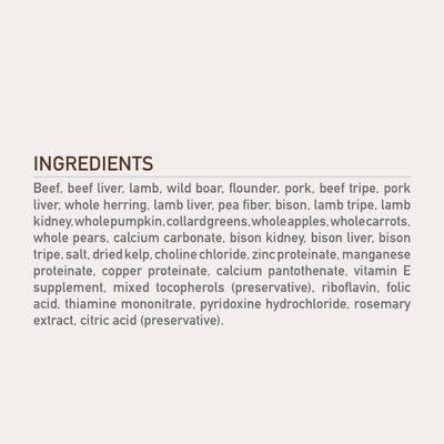 Show full view: ORIJEN Regional Red Grain-Free High-Protein Freeze-Dried Dog Food & Topper, 16-oz bag slide 7 of 14